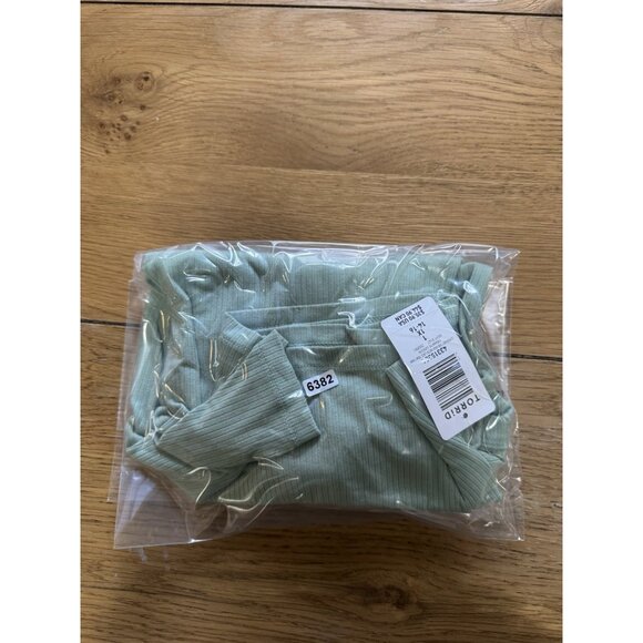 Torrid Super Soft Light Rib Knit Granite Green Tank Top Plus Sz 1X Lace Trim NWT - Picture 11 of 11